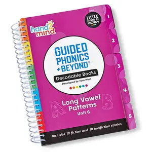 hand2mind Guided Phonics + Beyond Decodable Books Unit 6, Books for Beginning Readers, Science of Reading Classroom Materials, Learn to Read Leveled Readers, Preschool Curriculum for Teachers