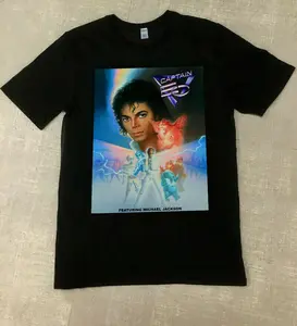 Best Popular Shirt Captain Eo Michael Jackson hot Size S to 2XL Unisex Best Tshirt Graphic Tee Heavy Cotton Tee Shirt, 100% Heavy Cotton Shirt