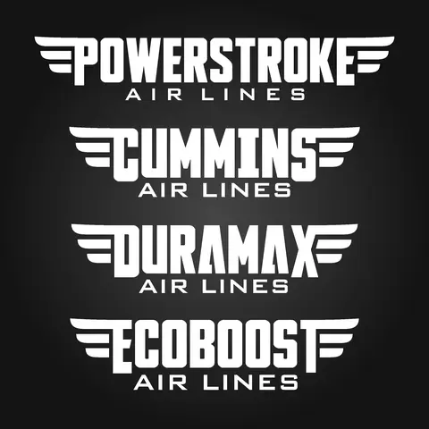 Airline Truck Decal (V3) - High-Quality Vinyl Sticker