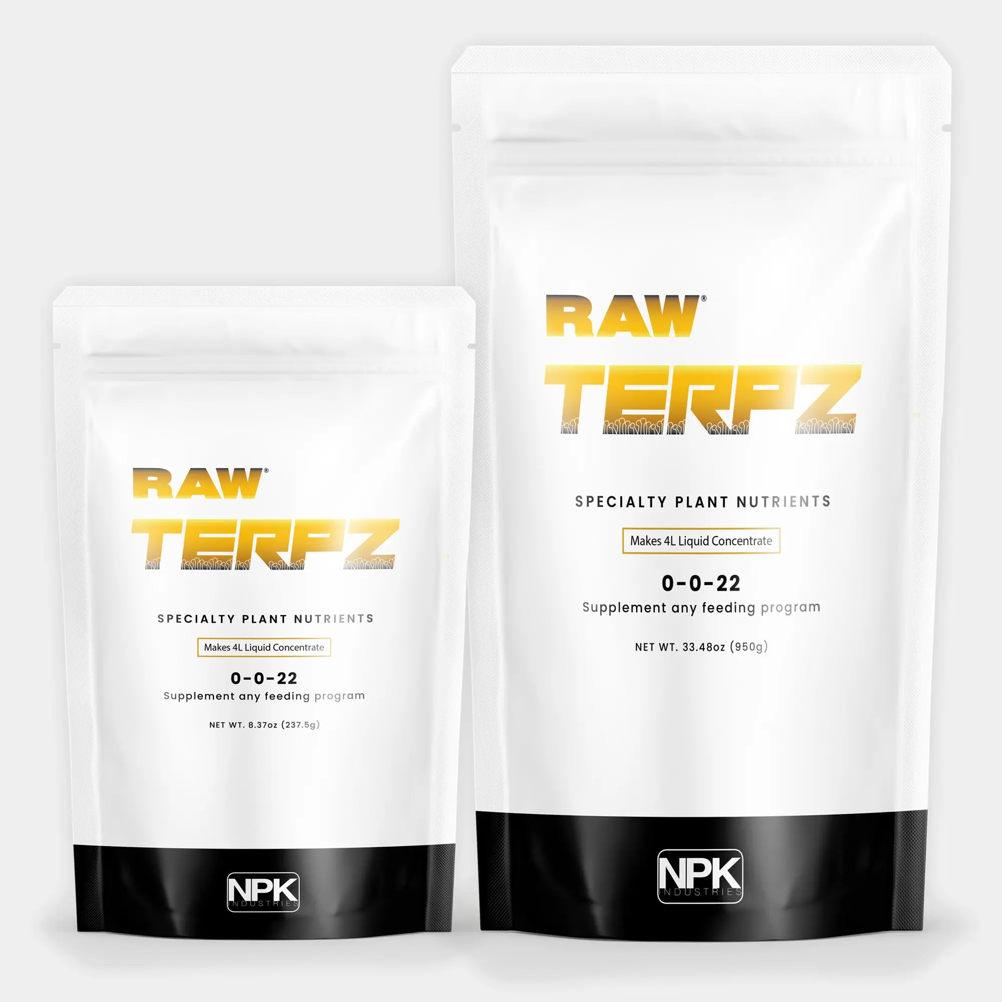 RAW Terpz Water Soluble Potassium Magnesium Fertilizer | Sulfate Mineral Supplement for Bloom Flowering & Fruiting Plants | Chloride Free Potash Formula