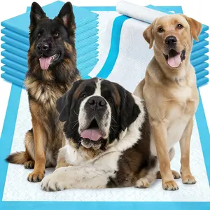 Extra Large Dog Pee Pads 36"x48" 40 Count, Thick Disposable Puppy Training Pads Ultra Absorbent Quick-Dry Leakproof Potty Pads for Dogs Cats Rabbits