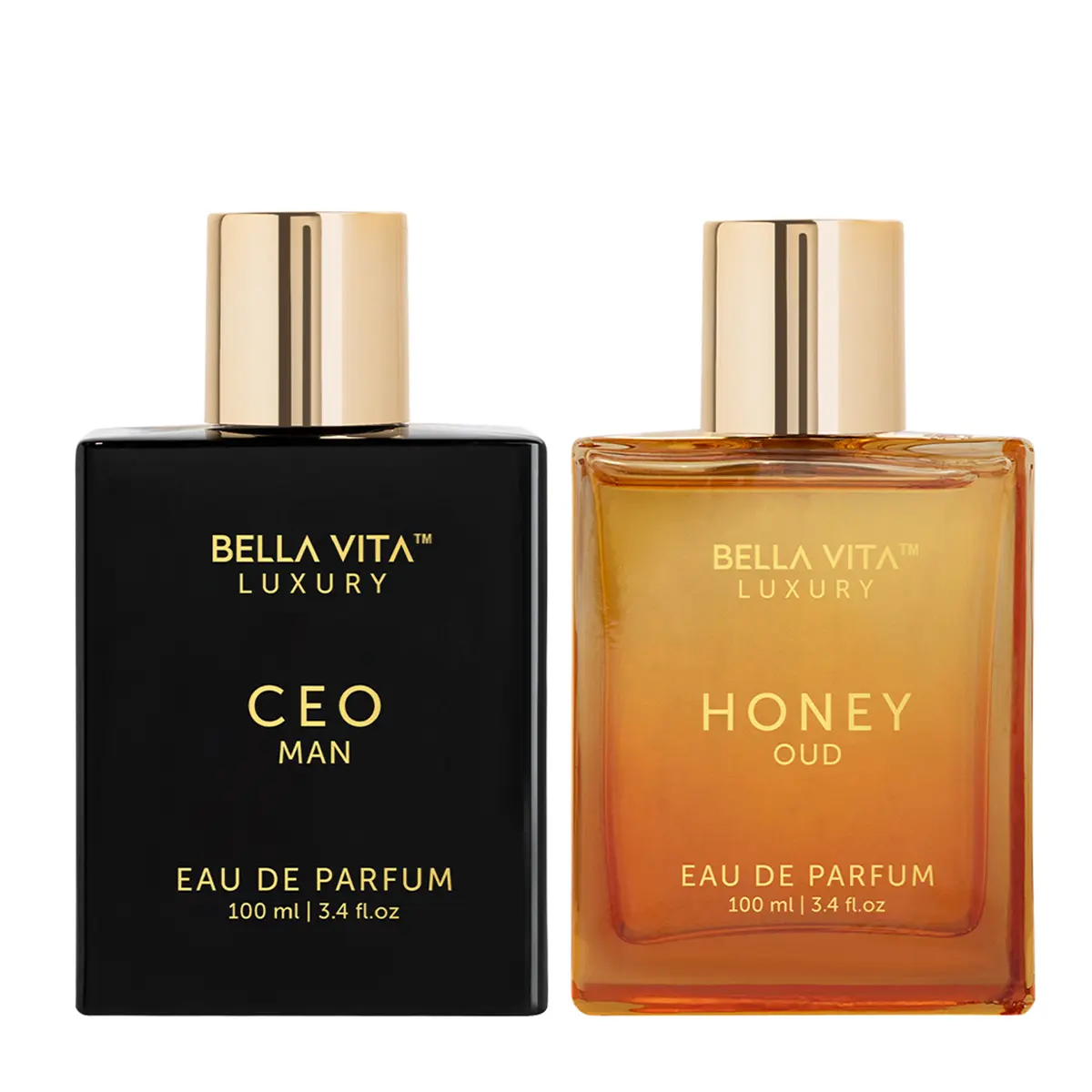 Bella Vita Luxury's Sharp & Sexy | 2x100ml Perfumes | CEO Man & Honey Oud | Perfume for Men & Women | Long Lasting Fragrance | Eau De Parfum Bella Vita Luxury's Sharp & Sexy | 2x100ml Perfumes | CEO Man & Honey Oud | Perfume for Men & Women | Long Lasting Fragrance | Eau De Parfum