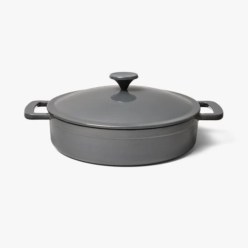 3.5qt Enamel Braiser Gray Eclipse - Figmint 3.5qt Enamel Braiser Gray Eclipse - Figmint