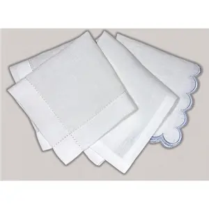 Custom Embroidered Linen Handkerchief