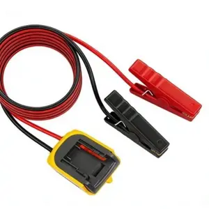 1 PC Heavy-Duty 70-Inch Booster Cable For DeWalt 18V/20V DCB Batteries, Compatible with Cars & Motorcycles, Portable Emergency Jump Starter for Small Vehicle Engines