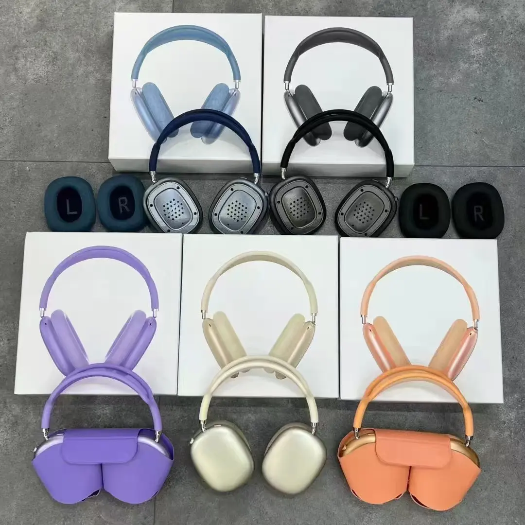 New Wireless Headset, Pods Max USB-C Wireless Over-Ear Noise reduction Headphones Hifi Clear Call, Comfortable Fit With Head, Foldable. Compatible with Mobile Phones, Computers, MP3 and Other Devices. Wireless Headphones