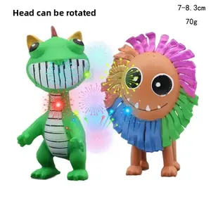 Nightmare Critters Chapter 4 Pianosaurus Doey Plush Yarnaby Toy Model Room Decoration Desktop Ornaments Birthdays Gifts Toys