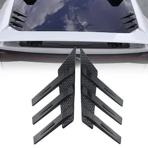 Car Rear Windshield Sticker Decoration Side Splitter Trim Window Louver Sunshade [TS]