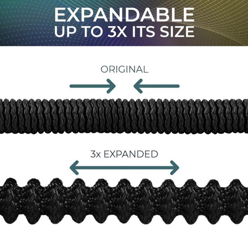 High Quality Car Washing Hose 3/4 in. x 50 75 100ft HEAVY DUTY Kink Free 4X Stronger Expandable Flexible Garden Water Hose with 10 Function Nozzles for Yard Outdoor Garden Watering Car Wash Lawn and RV