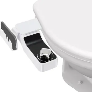 Bidet Attachment for Toilet - Dual Nozzle (Frontal & Rear Wash) with Adjustable Cold Water Pressure and Stainless Steel Inlet - Hygienic Solution for Fresh Cleanliness,summervibes