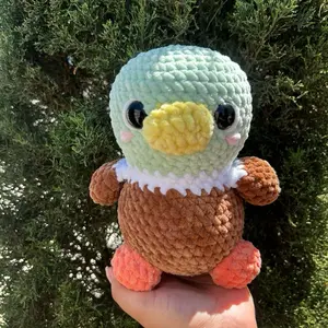 Hand Crocheted Mallard Duck