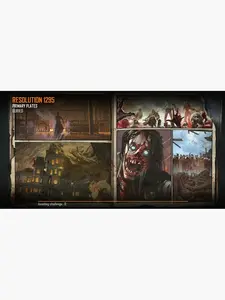 Buried Loading Screen Mouse Pad, Call of Duty Zombies Gaming Desk Mat, High-Resolution Art, Perfect for Zombie Fans and FPS Gamers