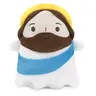 Jesus Plush Toy Huggable Stuffed Pillow Religious Plushie Gift for Easter Baptism Red Doll Stuffers for Children Durable Soft Fluffy 10-inch Jesus Stuffy