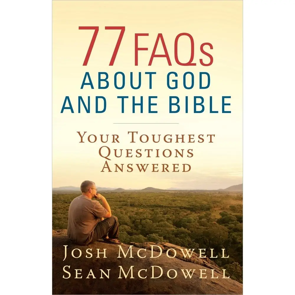 USED Book - 77 FAQs about God and the Bible by McDowell, Josh (Paperback) - english