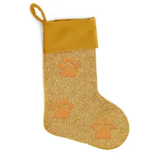 Luminous Paw Print Stocking