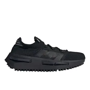 adidas Mens Nmd S1 Lace Up Sneakers Shoes Casual - Black