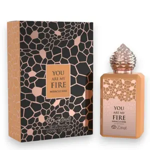 Zakat Parfums | You Are My Fire | Miracle Kiss | Eau De Parfum | Unisex Fragrance | 100 ML | Mango - Amber & Vanilla Notes