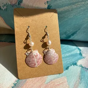 Mermaid’s Jewelry Seashell Earrings