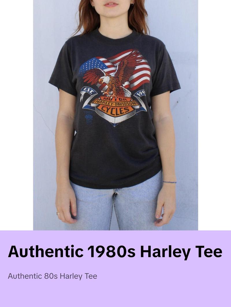 Vintage Harley Tee T0401