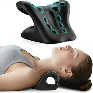 Cordless Portable Neck Massager Pillow 2025 Upgraded - Doctor Recommended Shiatsu & Heat Modes, Cervical Pain Relief, Muscle Stretching Tool for Home/Office/Car, Thoughtful Gift for Back Pain Sufferers