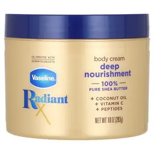 Vaseline RadiantX, Deep Nourishment Body Cream, 10 oz (283 g) Vaseline RadiantX, Deep Nourishment Body Cream, 10 oz (283 g)