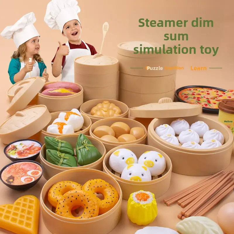 Kids Kitchen Play Set with Steamer, Induction Cooker & Fruit Cutting Toys, Fun Pretend Play Cooking Accessories for Girls & Boys 3d printed bedazzling kit