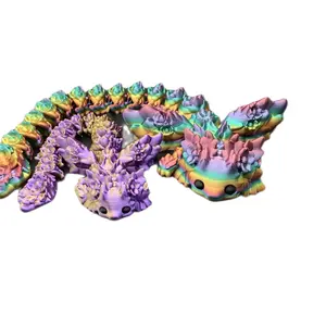 12” and 17.5” 3D Printed Axolotyl Dragon Decoration