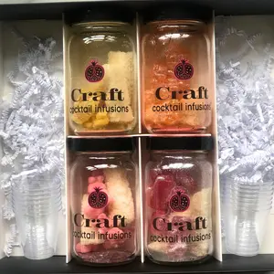 Gummi Shimmer Shot Gift Box Set w/ Edible Glitter | DIY Cocktail Kit Gift Set Infusion Bachelorette Party Favors Birthday Gift for her