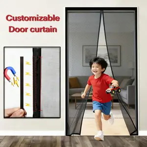 Mosquito & Insect Door Screen Net, Magnetic Screen Door, No Drilling Required, Easy Installation, Suitable for Bedroom, Living Room, Office, Multiple Wall Types