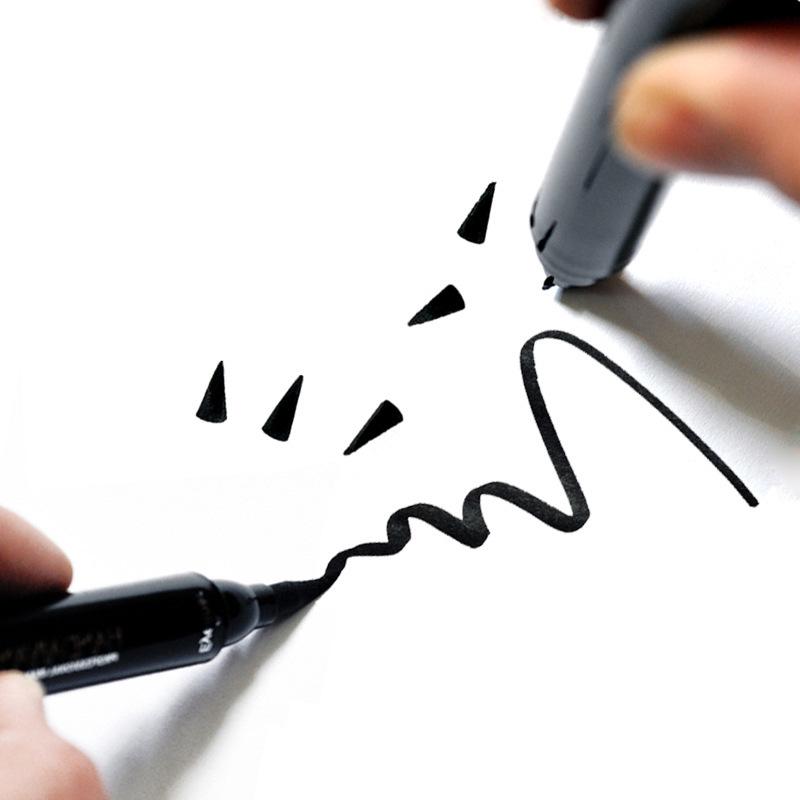 Viral Winged Eyeliner Stamp & Liquid Pen Waterproof Smudge-Proof Easy Perfect Wing Maker for Beginners Quick-Drying Makeup Must-Have