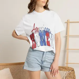 American Honey T-Shirt, Patriotic Western Graphic Tee, Oversized Shirt