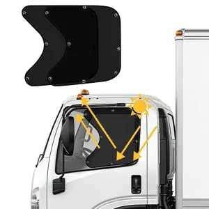 Semi-Truck Sunshade Side Window with Suction Cups, Universal UV Protective Sunshield, General Purpose Windshield Cover, Multipurpose Sun Shade