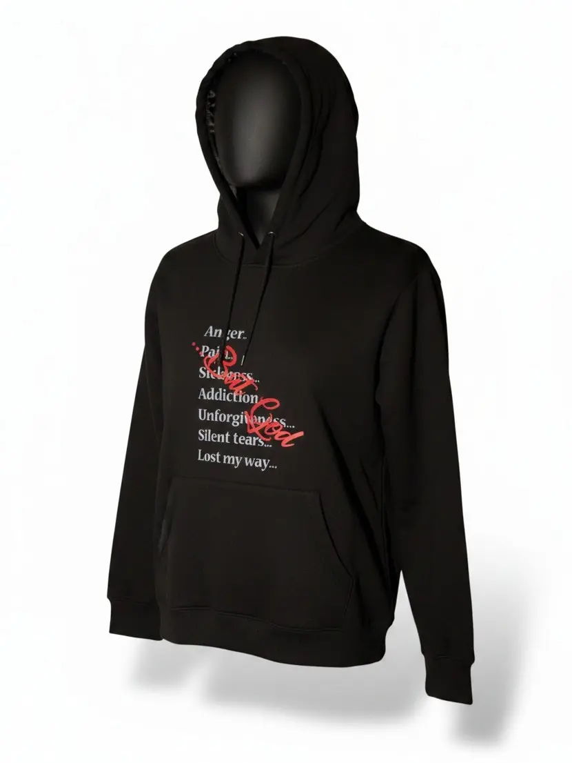 ...But God Hoodie Satin-lined hoodie