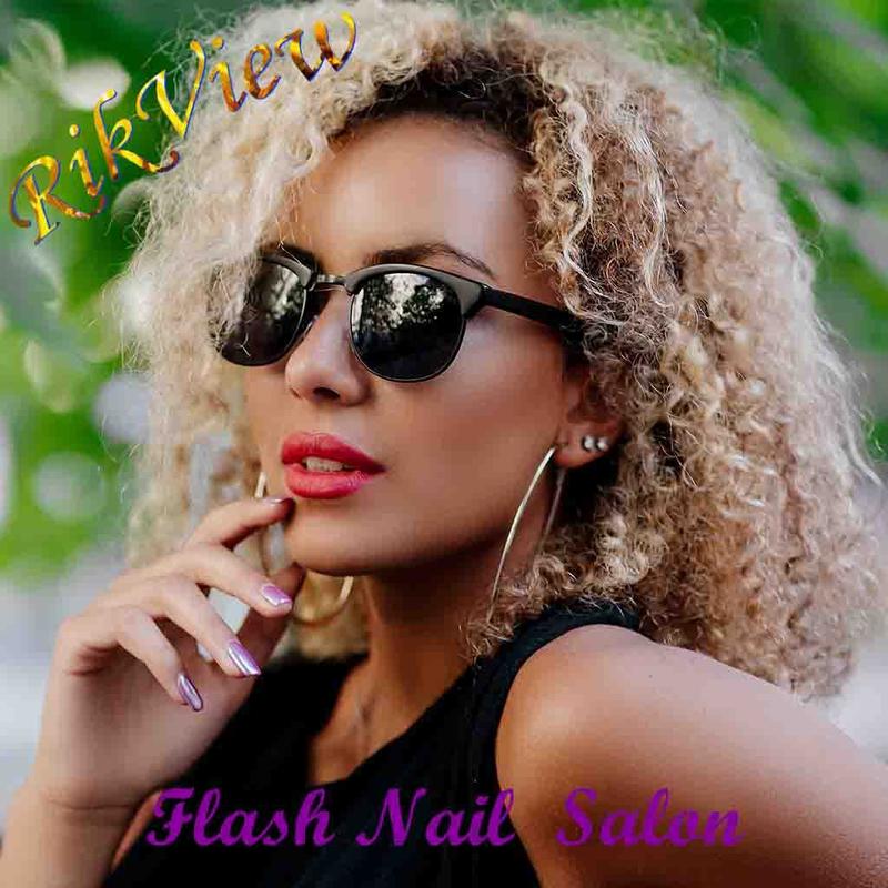 Pink Fake Nail with 3D Flowers and Butterflies Design Almond Nails Glossy Nails 24 PCs/Set