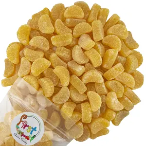 FirstChoiceCandy Fruit Slices Jelly Wedges Candy, Gummy and Sugar Flavored Jelly Candy, Fruit Slices Candy, Delicious Fruit Slices for Occasions