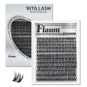 Flaunt |  RITALASH Clusters Upgrade 2.0 Lashes with Ultra-Dense, Waterproof, Long-Lasting Lashes | Venus, Fairy, Flora | Natural Daily, Volume Style, Manga Style | Beginner-Friendly DIY Lashes for a Flawless | Trendy & Must-Have Clusters