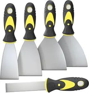 5PCS Putty Knife Set (1–5 Inch) | Paint Scraper & Drywall Repair Tools, Rust-Resistant