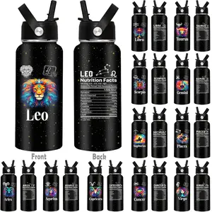 Constellation Pattern Stainless Steel Insulated Water Bottle, 1 Count Leak-proof Vacuum Insulated Bottle, Outdoor Travel Gym Water Bottle, Drinkware, Leakproof Insulated Tumbler