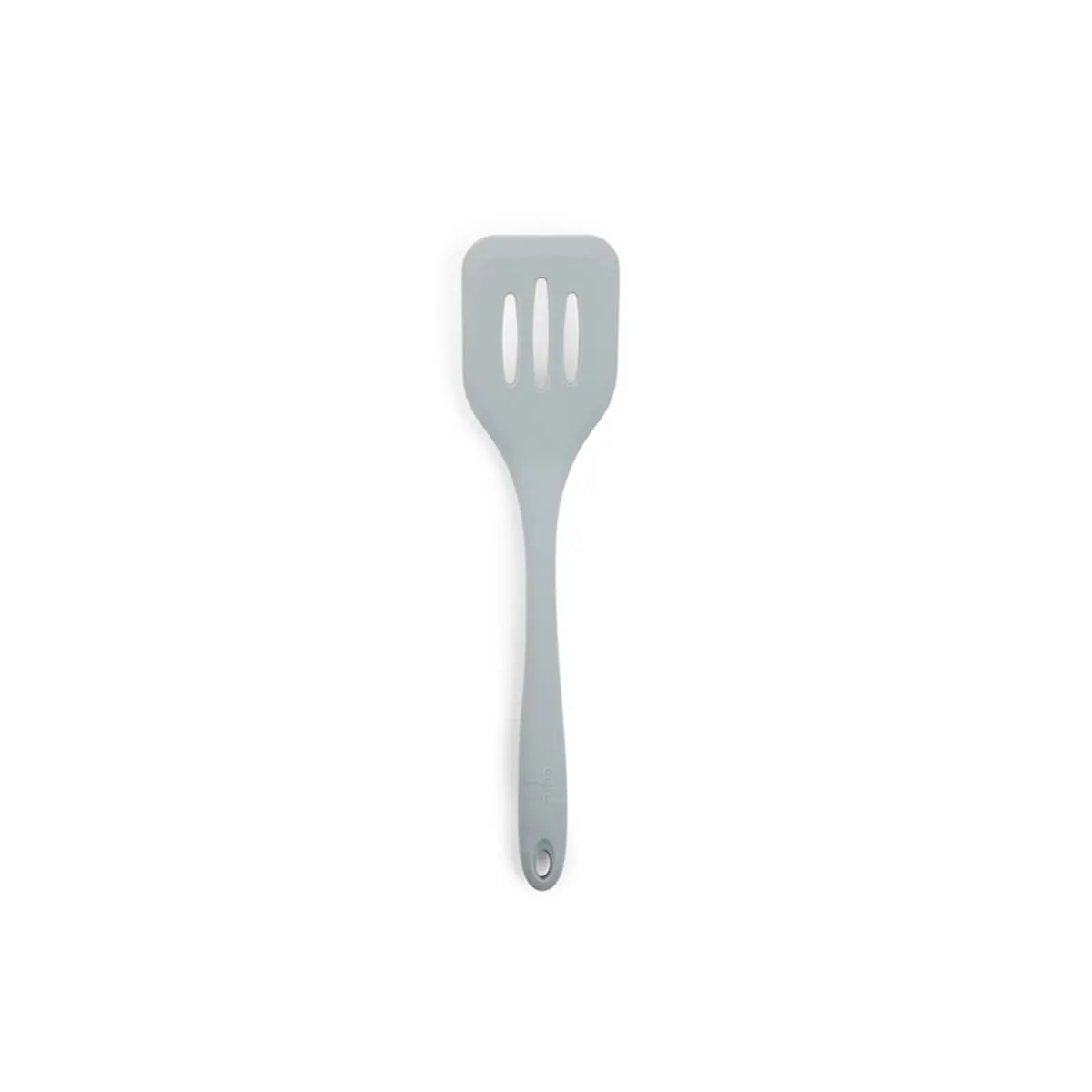 212 MAIN Core Kitchen 6012636 Silver Durable Silicone Slotted Turner Utensil Set - Plastic-Free Paddle-Style, Dishwasher Safe, Slotted & Flexible Tip, Food-Safe for Everyday Pancake Cooking, Silicone Spatula, Slotted Tip, Food-Safe Silicone Spatulas & Tur
