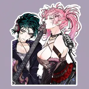 Mizi & Sua Alien Stage Harmony Duo Sticker – Waterproof Vinyl Decal