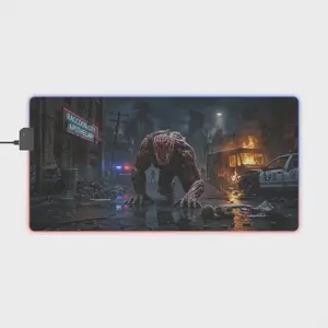Resident Evil Desk Mat RGB LED Mouse Pad XXL Large Extended Gaming