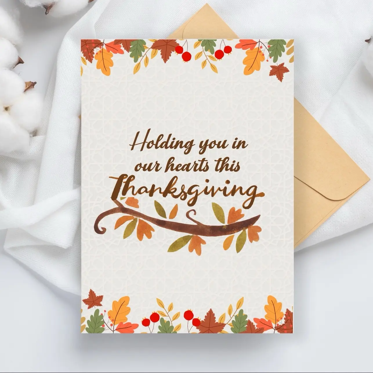 Hard Difficult Thanksgiving Card