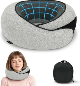 1pc Ergonomic U-Shaped Travel Pillow - Soft Neck Support, Lightweight And Durable, Filling, Ideal for Airplanes, Offices, Cars And Home Relaxation, Travel Comfort | Ergonomic Design | Soft Cover Pillow,breathable neck cushion