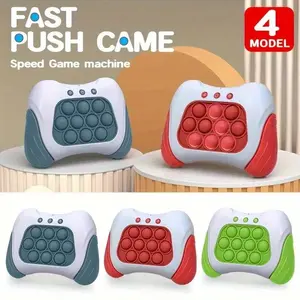 Whack A Mole Pop It Game Handheld Fidget Toy for Adults & Kids Quick Push Sensory Stress Relief Stocking Stuffer for Christmas Birthday Party Favors Office Desk Anxiety Relief Decompression Squeeze