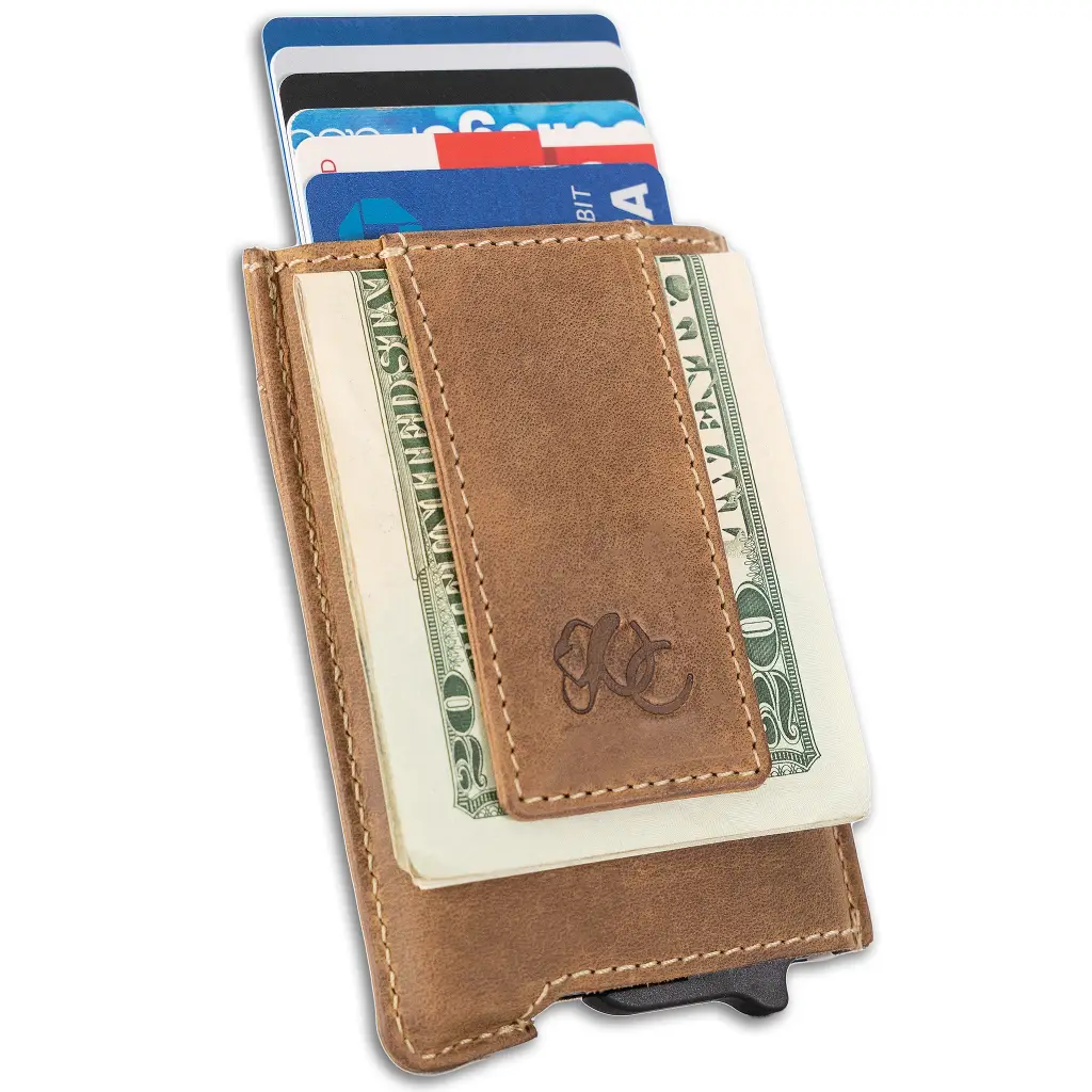 Automatic Pop-Up Wallet for Men - Leather Wallet for Men high quality wallet men...