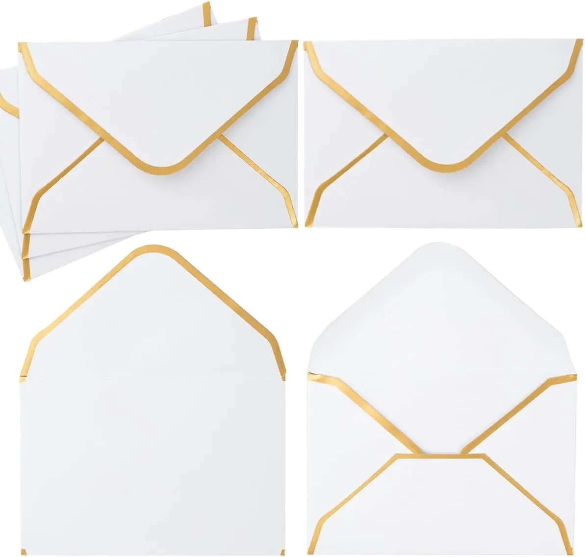 200 Pack Mini Envelopes Small Envelopes, 4x2.7 Inches, White | For Blank Note Cards, Business Gift Cards
