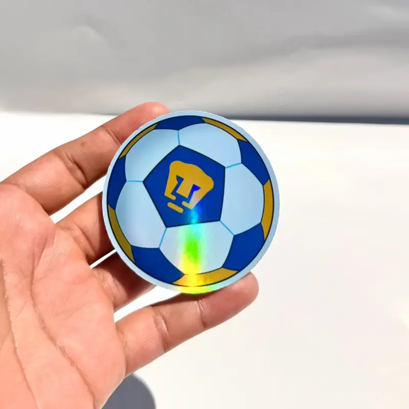 Pumas UNAM Pelota Holographic Sticker