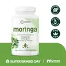 Moringa Oleifera, 300 Capsules with Supergreens Blend of Wheatgrass, Barley Grass, Spirulina, & Chlorella