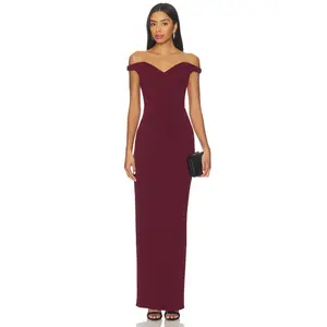 Katie May Reverie Gown in Bordeaux