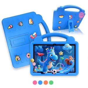 10.1-inch Kids' Tablet with Parental Controls, Rechargeable Design, Shockproof Case, Digital Drawing Pad – Combines Education & Entertainment, Perfect for Boys & Girls, Portable Tablet, Learning Entertainment Tablet, Android Tablet, Ideal Gift
